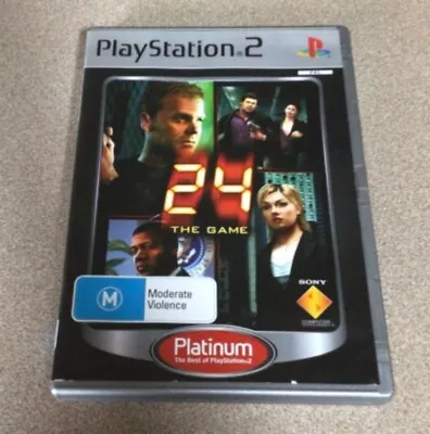 24 The Game PS2 PAL PlayStation Platinum Game Comes With Manual  • $21