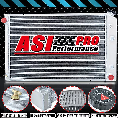 ASI 4-Row Aluminum Radiator For 1973-1987 Chevy C/K Pickup C10 C20 C30 K10/20 • $199