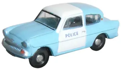 Oxford Diecast N Scale Police Panda Ford Anglia - N105003 • $10.41