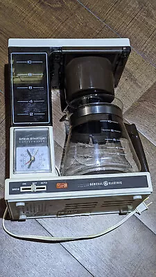 Vintage General Electric Brew Starter 10 Cup AutoDrip Coffee Maker Works Complet • $69.99