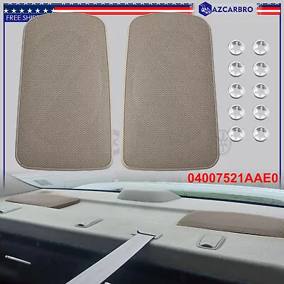 2X NEW Tan Rear Speaker Grille Covers For Toyota Camry 2002 2003 2004 2005 2006 • $19.97