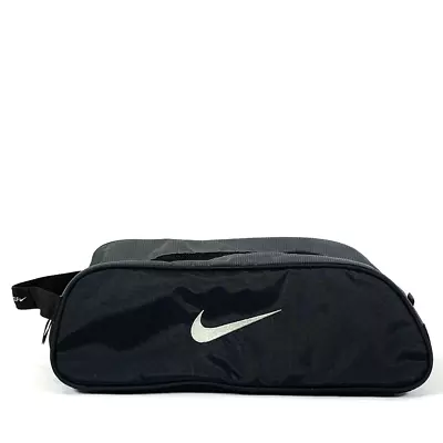 Nike GOLF Shoe Bag Black Vented Zip Up Mesh Travel Cleat Carrier • $22
