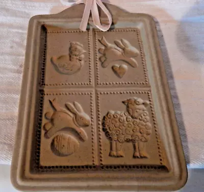 Vintage Easter Cookie Mold Bunny Rabbit With Egg Rabbit With Heart Chick Lamb • $9.99