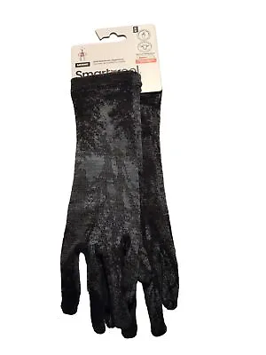 New W/tags Womens Smartwool Thermal Merino Glove Blk Forest Med. SW018132M13-M • $25