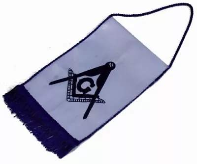 Masonic Master Mason Blue Lodge Table Banner Hand Embroidered • $19.99