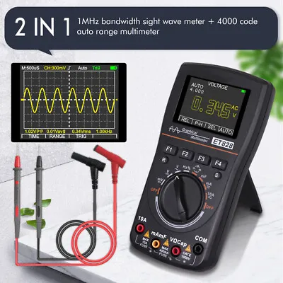 £79.19 • Buy ET828 2.4  Handheld Digital Oscilloscope Multimeter DC/AC Voltage Current Tester