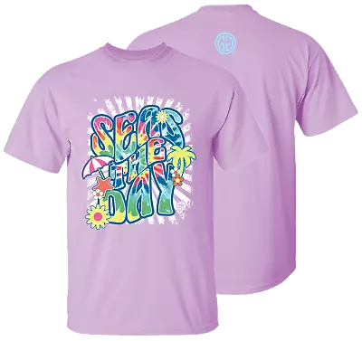 Girlie Girl Originals  Seas The Day  Orchid Short Sleeve T-Shirt • $18.99