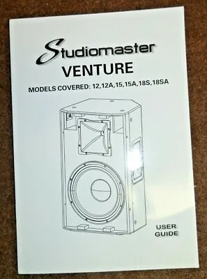 £8 • Buy Studio Master Venture User Guide