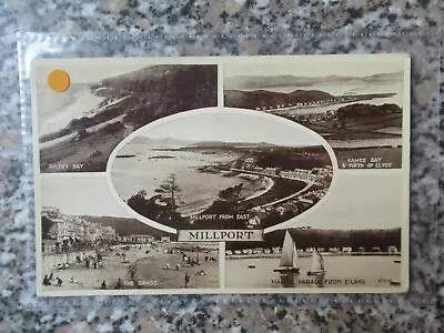 Millport Multi View Ayrshire - Valentines - RPPC - Posted 1956 • £4.75