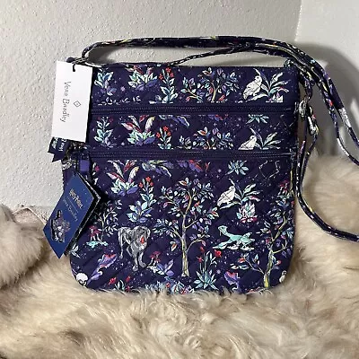 NWT Vera Bradley Triple Zip Hipster Crossbody - Forbidden Forest - Harry Potter • $49.50