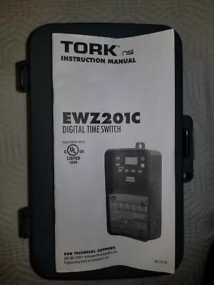 Tork EWZ201C Digital Timer Astronomic 7 Day 30A 120/277V SPST EW Series Outdoor • $79.77