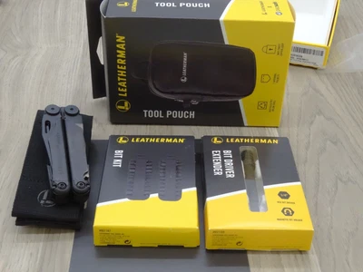 $365.89 • Buy Leatherman Wave Plus Multi-Tool Black Oxide & Black Molle Sheath KIT