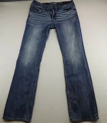 Buckle BKE Jeans Mens 36XL 36x34 Jake Bootcut Boot Distressed Grunge Thrashed • $18.99