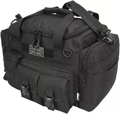 Army Duffle Bag Kit Military Load Carrier Holdall Molle Saxon Black 35 Litre • £39.50