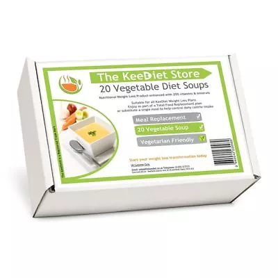 £24.99 • Buy KeeDiet® Meal Replacement VLCD - 20  Vegetable Diet Soup - Slim - High Protein
