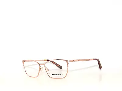 Michael Kors Womens Metal Eyeglasses MK3001 Verbier 1026 Rose Gold 52-14-135 NEW • $42.99