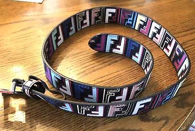 FENDI Colorful Unisex Logo Belt   46 Inches • $140