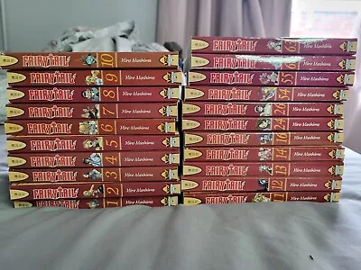 Fairy Tail 1-14 16 24 26 54 55 61 63 Manga English Fairytail Hiro Mashima • £35.50