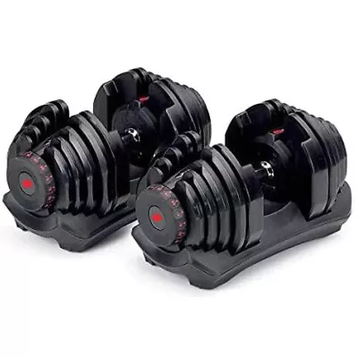 90Lb Adjustable Dumbbells Set Of 2 Strength Training Dumbbells With Tray • $433.92