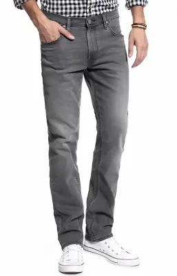 Lee Daren Jeans Mens Slim Straight Stretch Fit 'Grey Bell' FACTORY SECONDS  L292 • £20.99