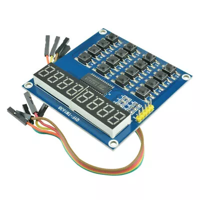 TM1638 LED Display 8Bit Digital Tube Module 16 Keys Keyboard For Arduino DIY • $5.68