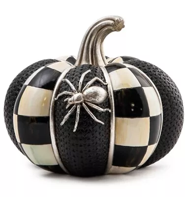 Mackenzie Childs Spellbound Spider Pumpkin 6” Dia 5” Tall • $88