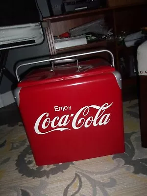 Progress Refrigerator Co.- Vintage Coca Cola Metal Cooler • $325