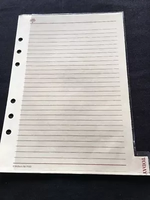 Organiser/Filofax MULBERRY Planner PVC TODAY TAB 210x150 Mm-UNUSED • £12.95