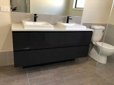 50% Off Clearance Sale1500X460mm Water Proof Wall Hung Vanity/dark Coffee Vanity • $650