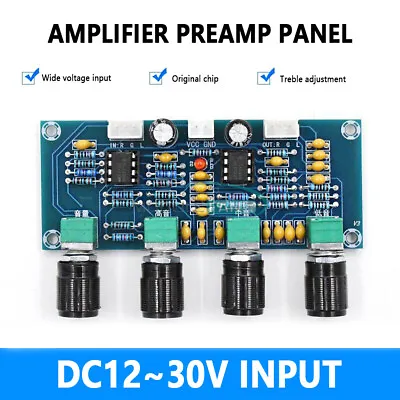 XH-A901 Tone Board Preamp With Treble Bass Volume Adjustment Pre-amplifier • $5.29