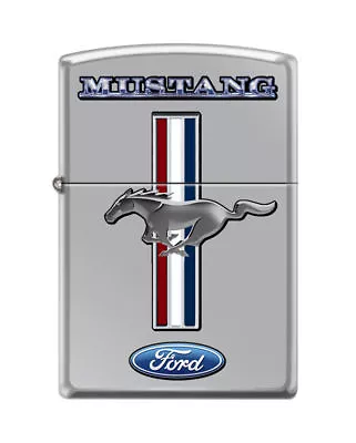 Zippo 8472   Ford Mustang   High Polish Chrome Finish Lighter • $25.50