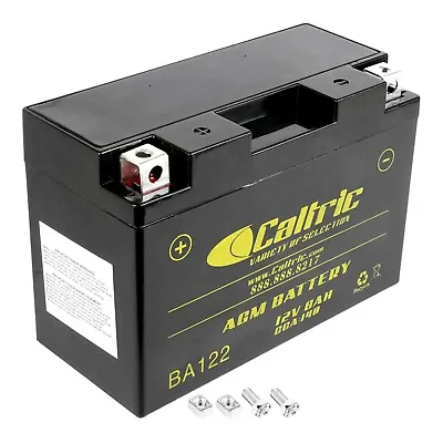 Caltric AGM Battery For Yamaha Raptor 700 YFM700R 2006-2020 / 12V 8Ah CCA 140 • $35.50