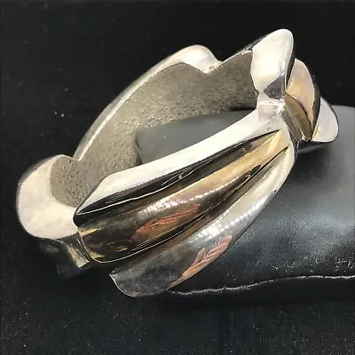 Vintage Designer YAACOV HELLER   925 Silver Gold  Miriam  Bracelet   45/2500 • $599.99