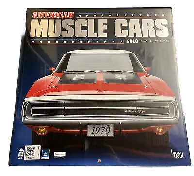 American Muscle Cars - 2018 - 18 Month Calendar • $15