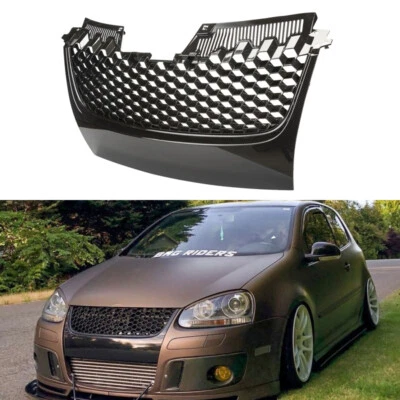 Front Center Bumper Radiator Grille Grill For VW Jetta Golf MK5 GTI 2006-2009 • $81.27