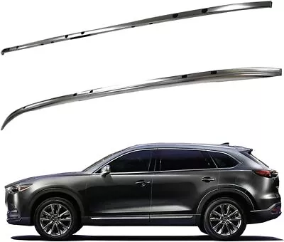 Roof Rack Rails For Mazda CX-9 CX9 2016-2023 Aluminum Luggage Cross Bars Silver • $159.50