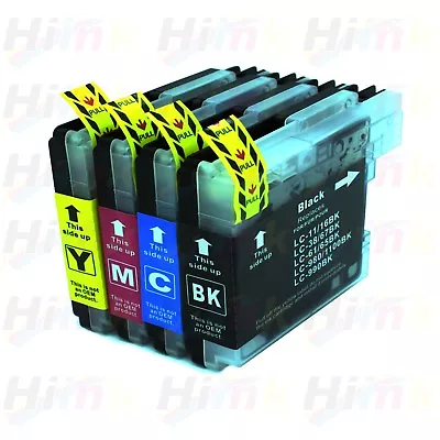 4PK New LC61 Ink For Brother MFC-250C MFC-295CN MFC-385CW MFC-490CW MFC-6490CW • $7.99