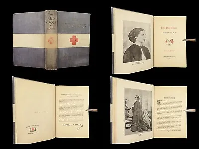 1899 NURSING Clara Barton Red Cross Civil War Medicine Surgery Illustrated • $499