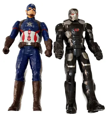 MARVEL AVENGERS 11  Captain America & 11″ War Machine Action Figures 2015 • $34