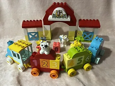 $40 • Buy LEGO DUPLO 10951  Town Horse Stable, 10954 Number Train