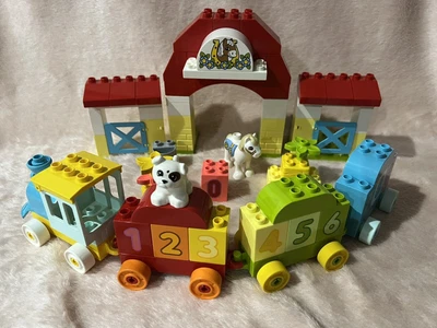 $40 • Buy LEGO DUPLO 10951  Town Horse Stable, 10954 Number Train