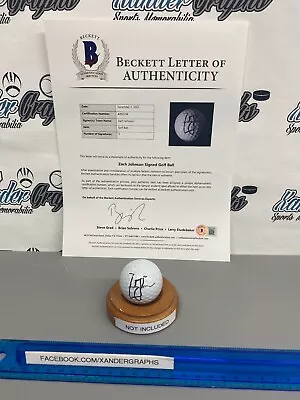 $249.99 • Buy Zach Johnson Event Used His Prov1x Signed Autographed Golf Ball-beckett Bas Loa