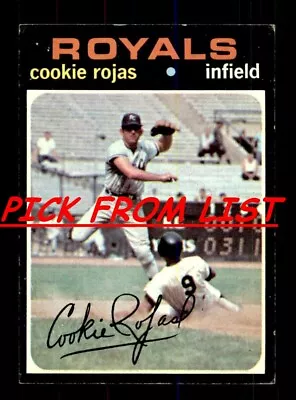 1971 Topps 3-256 Pick From List All PICTURED • $0.99