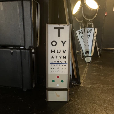 £129 • Buy Rayner Optician's  Freestanding Eye Test Light Box Prop Medical Vintage Retro