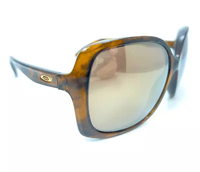 Oakley Beckon OO9125-16 Brown Tortoise Sunglasses Bronze Mirror Custom Lenses • $62.99