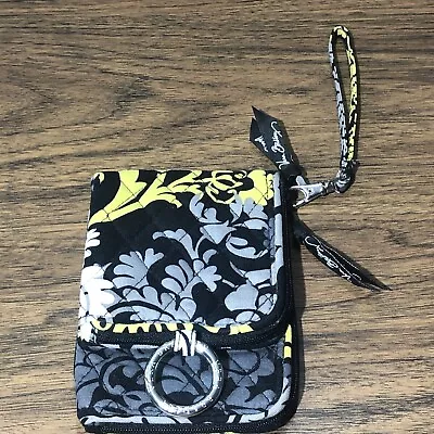 Vera Bradley Baroque Wristlet Folding Wallet Magnetic Closure 2 Zippered Pockets • $17.24