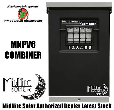 Midnite Solar MNPV6 (PV6 Combiner Box Only) Solar Wind Turbine Wind Generator • $130.50