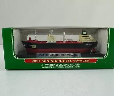 Hess Truck Mini 2002 Hess Miniature Voyager Tanker Ship NIB • $10