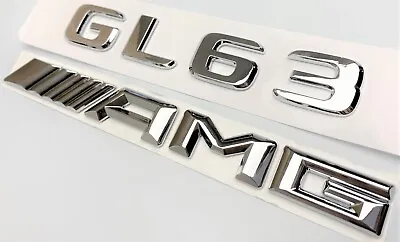 #2 Chrome Gl63+amg Fit Mercedes Gl63 Liftgate Rear Trunk Nameplate Emblem Badge • $22.99