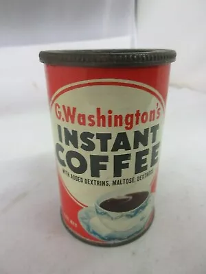 Vintage Advertising Instant G Washington's  Coffee Tin   Collectible  187 • $29